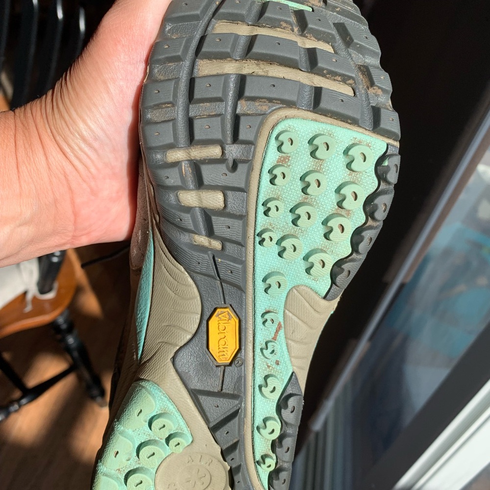Merrell Women's Athletic Shoes - Mint and Brown